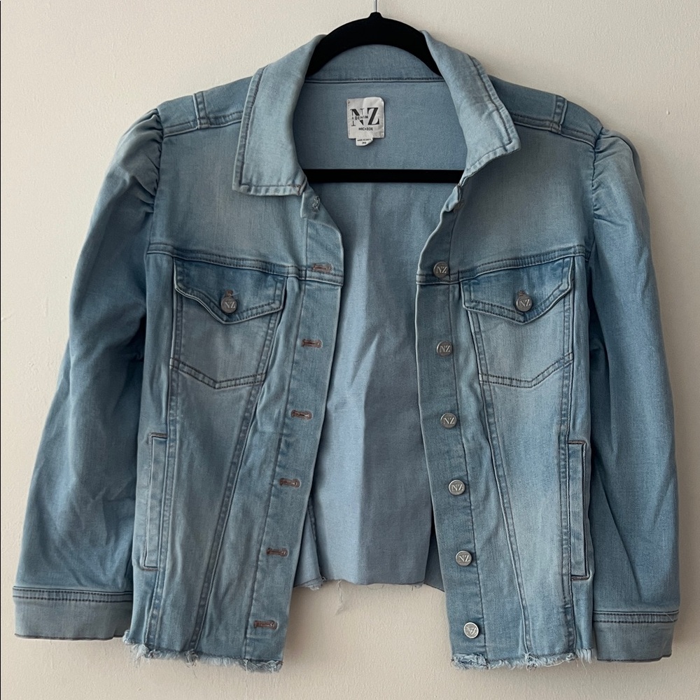 NIC+ZOE Light Blue Denim Jacket